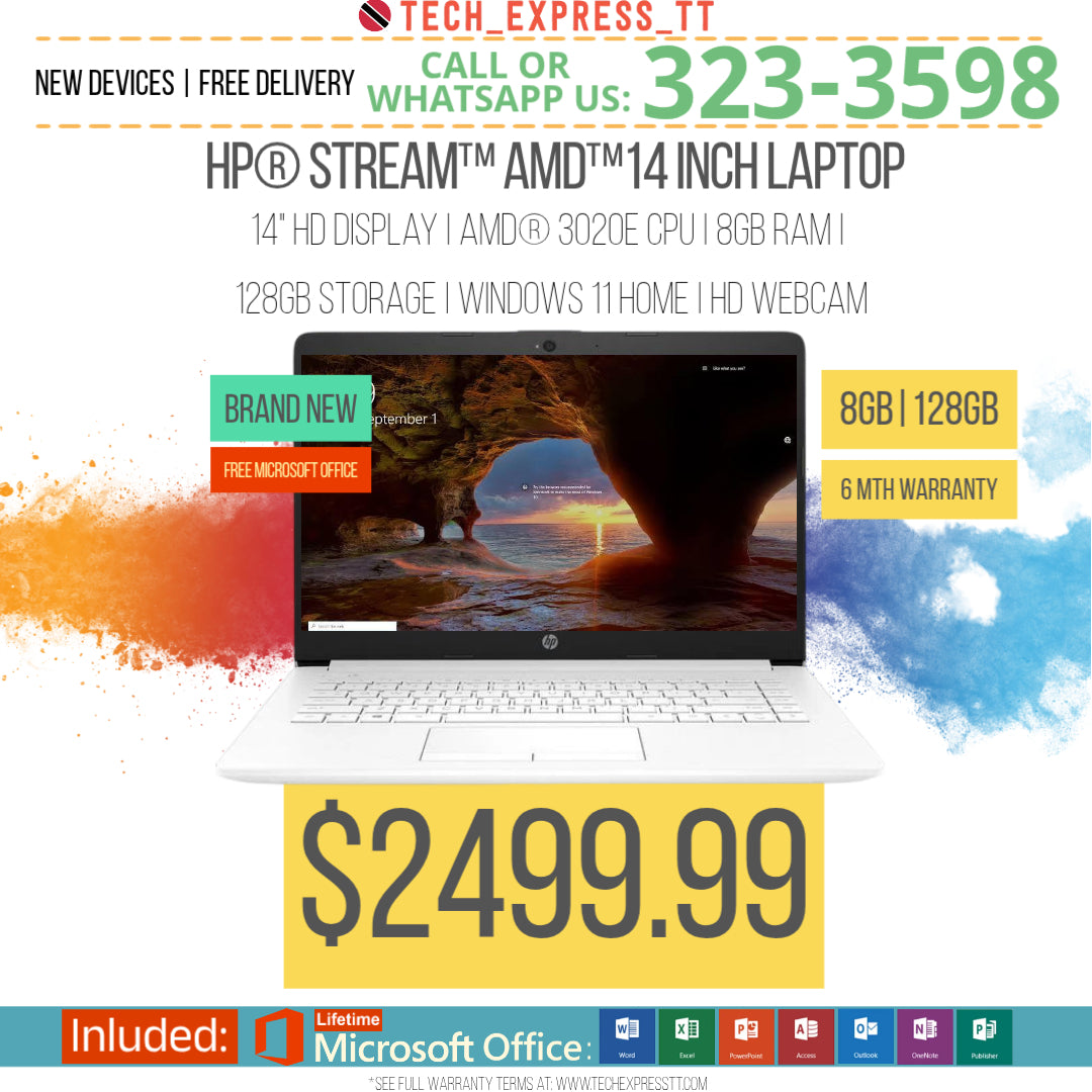 HP® STREAM™ AMD™ 14" LAPTOP