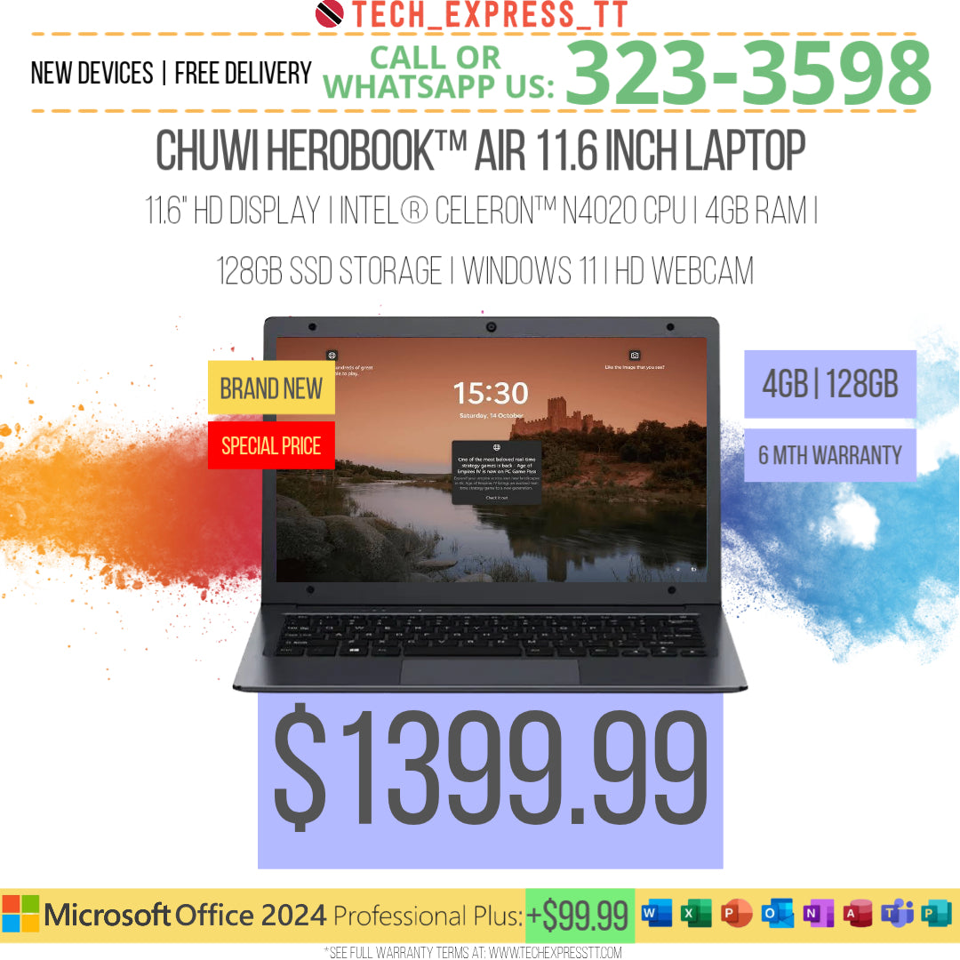 CHUWI® HEROBOOK™ AIR 11.6 INCH LAPTOP
