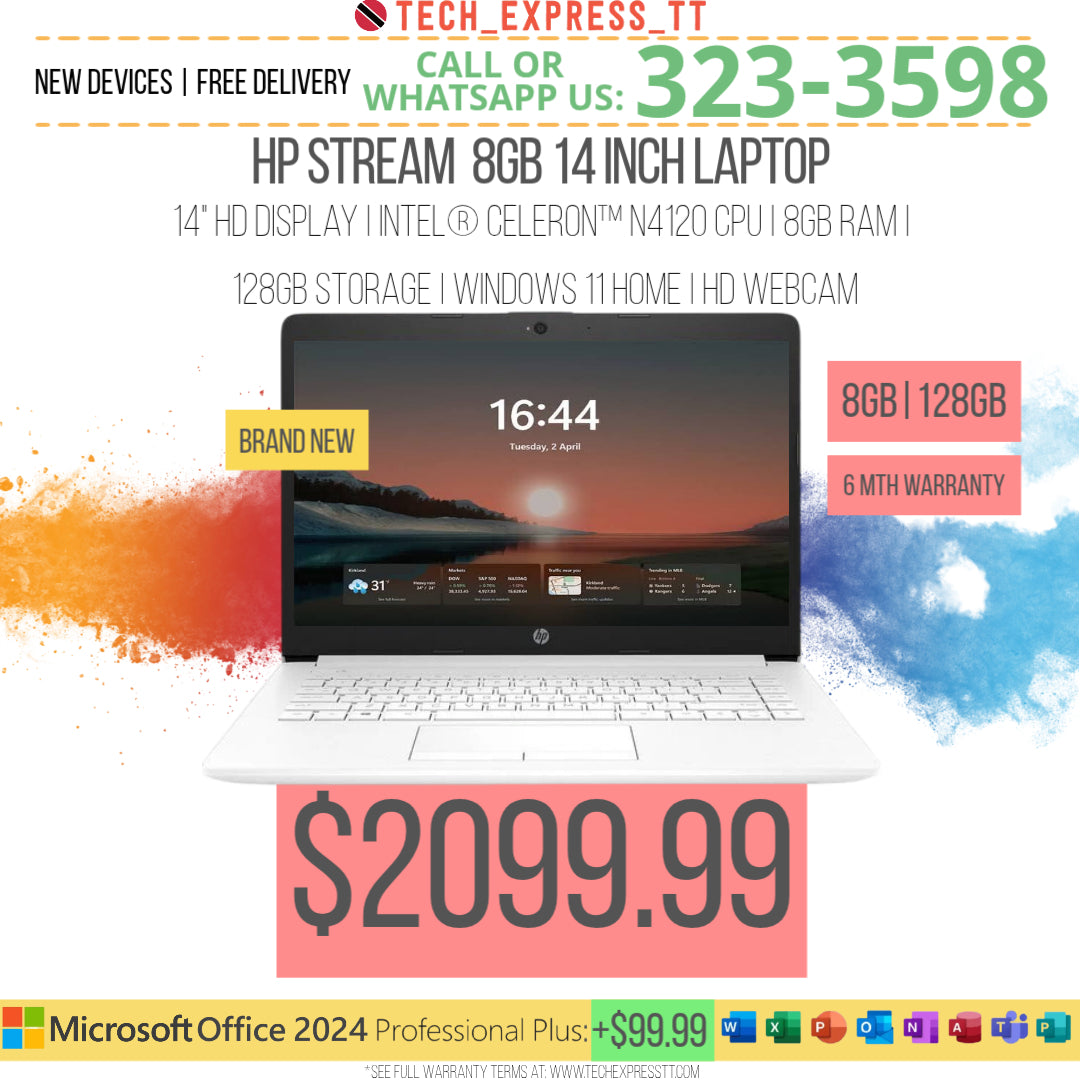 HP® STREAM™ 8GB 14 INCH LAPTOP